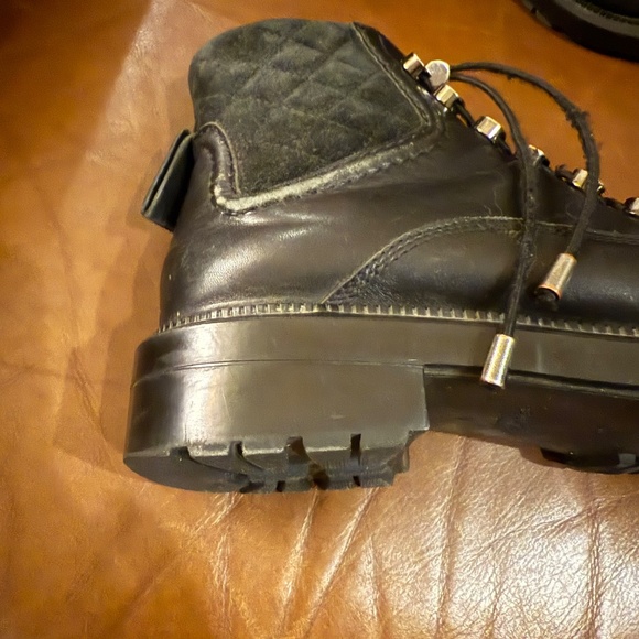 Aquatalia black Combat boots Size 8 - Picture 3 of 9